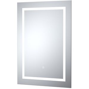 Balterley Rectangular Led Framed Touch Mirror With Demister, 700x500mm - Chrome Balterley Rectangular Led Framed Touch Mirror With Demister, 700x500mm - Chrome