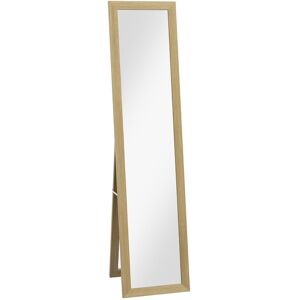 Homcom Natural Full Length Mirror - Wall & Freestanding Homcom Natural Full Length Mirror - Wall & Freestanding