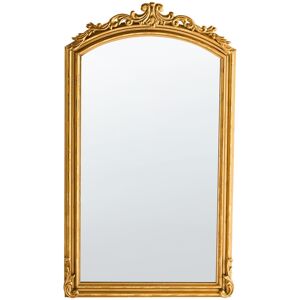 Beliani Gorges Gold Wall Mirror - 55x96 cm, Iron Frame, Glam Beliani Gorges Gold Wall Mirror - 55x96 cm, Iron Frame, Glam