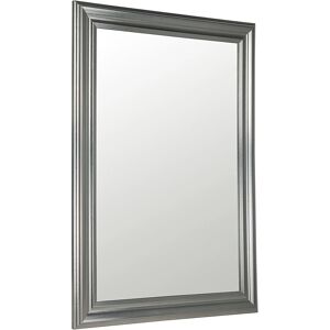 Mirrors And Frames Direct Ltd 106 X 75cm Framed Over Mantle Mirror With Wall Hanging Fixings - Silver Mirrors And Frames Direct Ltd 106 X 75cm Framed Over Mantle Mirror With Wall Hanging Fixings - Silver