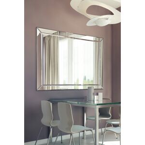 Extra Large Wall Mirror All Glass Silver Modern 4ft6 X 3ft6 137cm X 107cm Extra Large Wall Mirror All Glass Silver Modern 4ft6 X 3ft6 137cm X 107cm
