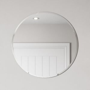 Affine Bathroom Mirror Round Modern Frameless Bevelled Edge Wall Mounted 500 X 500mm Affine Bathroom Mirror Round Modern Frameless Bevelled Edge Wall Mounted 500 X 500mm