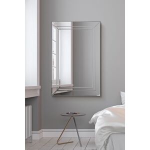 Seamless Silver Venetian Wall Mirror - 2x3 ft - Modern Decor Seamless Silver Venetian Wall Mirror - 2x3 ft - Modern Decor