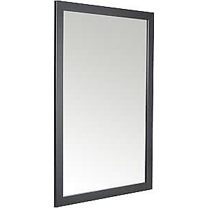Mirrors And Frames Direct Ltd 58 X 84cm Framed Mirror With Wall Hanging Fixings - Black Mirrors And Frames Direct Ltd 58 X 84cm Framed Mirror With Wall Hanging Fixings - Black