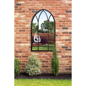 The Arcus New Extra Large Black Framed Arched Garden Mirror - 32\" X 19\" 83 X ... The Arcus New Extra Large Black Framed Arched Garden Mirror - 32\" X 19\" 83 X ...