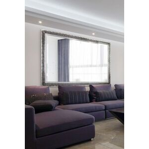 Extra Large Silver Antique Wall Mirror Full Length 6ft7 X 4ft7 201cm X 140cm Extra Large Silver Antique Wall Mirror Full Length 6ft7 X 4ft7 201cm X 140cm