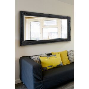 Extra Large Wall Mirror Black Antique Vintage Full Length 5ft7 X 2ft7 170 X 79cm Extra Large Wall Mirror Black Antique Vintage Full Length 5ft7 X 2ft7 170 X 79cm