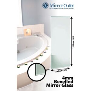 Large Wall Mirror Bevelled Bathroom Glass 4mm Thick 4ft X 1ft 122cm X30cm Large Wall Mirror Bevelled Bathroom Glass 4mm Thick 4ft X 1ft 122cm X30cm