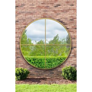 Genestra 71x71in Garden Wall Mirror - Gold, Country Style Genestra 71x71in Garden Wall Mirror - Gold, Country Style