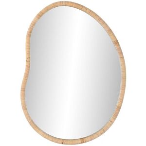 BigBuy Wall Mirror Home Esprit Natural Crystal Rattan Scandi - Wall Mirror BigBuy Wall Mirror Home Esprit Natural Crystal Rattan Scandi - Wall Mirror