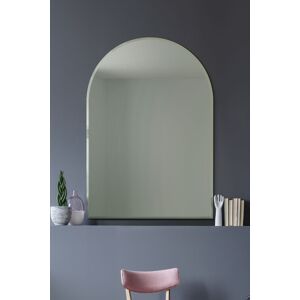 Extra Large Wall Mirror Frameless All Glass Arched 3ft3 X 2ft4 100cm X 70cm Extra Large Wall Mirror Frameless All Glass Arched 3ft3 X 2ft4 100cm X 70cm