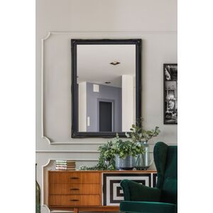 Large Mirror Black Antique Style Big Wall Rectangle 3ft X 2ft2 91cm X 66cm Large Mirror Black Antique Style Big Wall Rectangle 3ft X 2ft2 91cm X 66cm