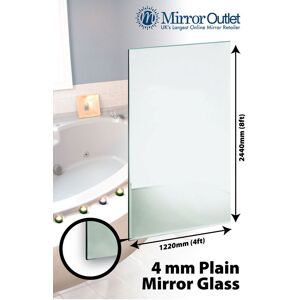 Large Wall Mirror Extra Bathroom 4mm Thick 8ft X 4ft 244cm X 122cm Large Wall Mirror Extra Bathroom 4mm Thick 8ft X 4ft 244cm X 122cm