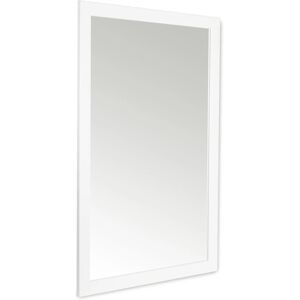 Mirrors And Frames Direct Ltd 58 X 84cm Framed Mirror With Wall Hanging Fixings - White Mirrors And Frames Direct Ltd 58 X 84cm Framed Mirror With Wall Hanging Fixings - White