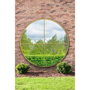Genestra Gold Circular Garden Wall Mirror - 79"x79" - Wall Mirror Genestra Gold Circular Garden Wall Mirror - 79"x79" - Wall Mirror
