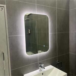 Voda 800mm X 600mm Led Mirror With Demister & Bluetooth Voda 800mm X 600mm Led Mirror With Demister & Bluetooth