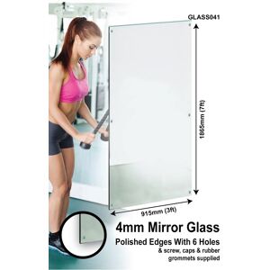 Large Wall Mirror 7ft X 3ft 213 X 91cm Glass With 6 Holes Polished Edges Home... Large Wall Mirror 7ft X 3ft 213 X 91cm Glass With 6 Holes Polished Edges Home...