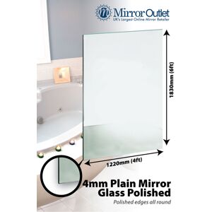 Large Wall Mirror Bathroom Glass Polished Edge 183cm X 122cm) 6ft X 4ft 4mm Large Wall Mirror Bathroom Glass Polished Edge 183cm X 122cm) 6ft X 4ft 4mm