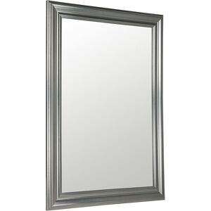 Mirrors And Frames Direct Ltd 90 X 65cm Framed Over Mantle Mirror With Wall Hanging Fixings - Silver Mirrors And Frames Direct Ltd 90 X 65cm Framed Over Mantle Mirror With Wall Hanging Fixings - Silver