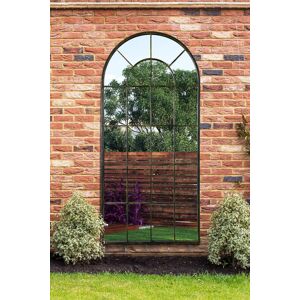 Black Antique Large Garden Mirror - Arched 71"x33.5" - Garden Decor Black Antique Large Garden Mirror - Arched 71"x33.5" - Garden Decor