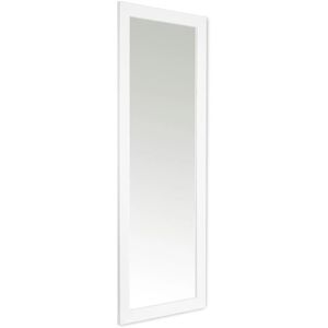 Mirrors And Frames Direct Ltd 38 X 99cm Framed Mirror With Wall Hanging Fixings - White Mirrors And Frames Direct Ltd 38 X 99cm Framed Mirror With Wall Hanging Fixings - White