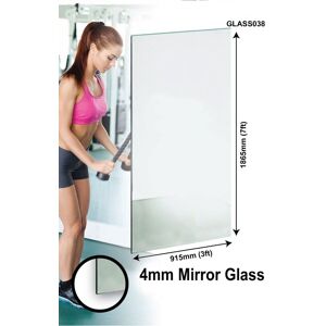 Large Safety Backed Wall Mirror 7ft X 3ft 213cm X 91cm Glass Gym 4mm Thick Large Safety Backed Wall Mirror 7ft X 3ft 213cm X 91cm Glass Gym 4mm Thick