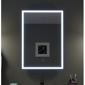 Croydex Bathroom Mirror With Led Lights Black Border Vanity 50x70cm - Burley Croydex Bathroom Mirror With Led Lights Black Border Vanity 50x70cm - Burley