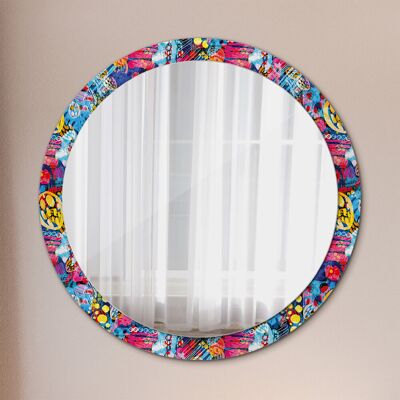Wondeca Colorful Round Decorative Mirror 100cm - Decor Mirror Wondeca Colorful Round Decorative Mirror 100cm - Decor Mirror