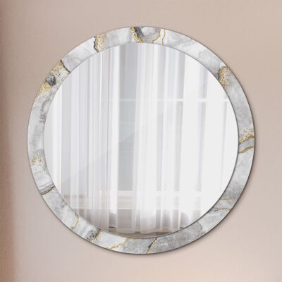 Wondeca Marble Pattern Round Mirror - Wall Mirror - 100cm Wondeca Marble Pattern Round Mirror - Wall Mirror - 100cm