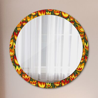Wondeca Round Decorative Mirror - 100cm - Modern Design Wondeca Round Decorative Mirror - 100cm - Modern Design