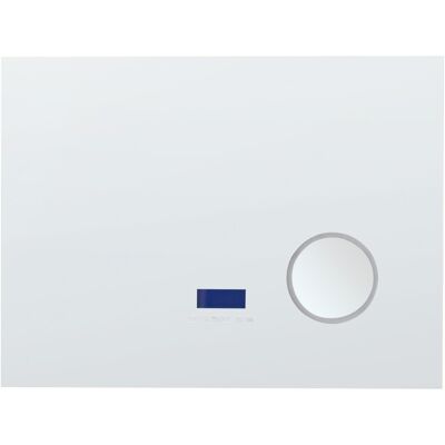 Beliani Upplyst LED Bathroom Mirror - Rectangular, Bluetooth, Magnifier Beliani Upplyst LED Bathroom Mirror - Rectangular, Bluetooth, Magnifier