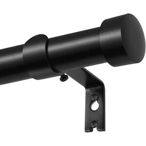 Kamanina Black Curtain Pole 80 To 148 Cm, 25 Mm Diameter Curtain Poles For Eyel Kamanina Black Curtain Pole 80 To 148 Cm, 25 Mm Diameter Curtain Poles For Eyel