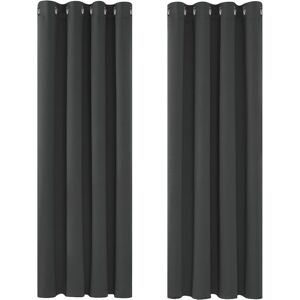 Deconovo Super Soft Thermal Insulated Eyelet Curtains Blackout Curtains For Bed Deconovo Super Soft Thermal Insulated Eyelet Curtains Blackout Curtains For Bed