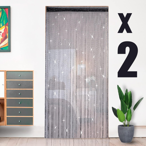 Does Not Apply 2 Pack Door Curtains 100 X 200cm Fly Screens For Doors, Beaded String Curtain Fo Does Not Apply 2 Pack Door Curtains 100 X 200cm Fly Screens For Doors, Beaded String Curtain Fo