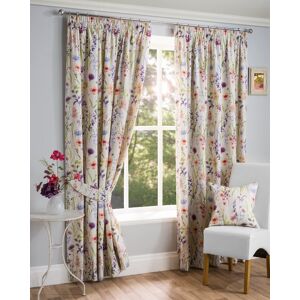 Lined Pencil Pleat Floral Curtains Sundour Hampshire Multi Lined Pencil Pleat Floral Curtains Sundour Hampshire Multi