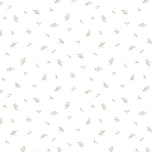 Ck36610 - Kitchen Style 3 Leaf Sprigs Neutral White Galerie Wallpaper Ck36610 - Kitchen Style 3 Leaf Sprigs Neutral White Galerie Wallpaper