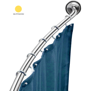 Does Not Apply Curved Shower Rod Stainless Steel Adjustable 112-180cm, Telescopic Show Does Not Apply Curved Shower Rod Stainless Steel Adjustable 112-180cm, Telescopic Show