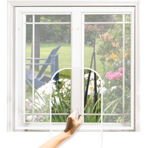 Does Not Apply 47'' X 47'' Adjustable Window Fly Screen, Fiberglass Mesh Mosquito Netting With Does Not Apply 47'' X 47'' Adjustable Window Fly Screen, Fiberglass Mesh Mosquito Netting With