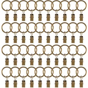 Sodial 3x(40 Pack Vintage Curtain Clips, Strong Metal Decorative Rustproof Drapery3565 Sodial 3x(40 Pack Vintage Curtain Clips, Strong Metal Decorative Rustproof Drapery3565