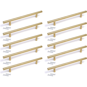 Does Not Apply T Bar Cabinet Handles Gold Finish 160mm Modern Kitchen Drawer Pulls Pack Of 10 Does Not Apply T Bar Cabinet Handles Gold Finish 160mm Modern Kitchen Drawer Pulls Pack Of 10