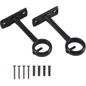 Sodial 5x(Ceiling Mounted Curtain Rod Brackets, Heavy Duty Ceiling Bracket For 16559 Sodial 5x(Ceiling Mounted Curtain Rod Brackets, Heavy Duty Ceiling Bracket For 16559