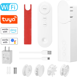 Does Not Apply Tuya Wifi Smart Electric Curtain Motor Chain Roller Blinds Pull Bead Curtain Swi Does Not Apply Tuya Wifi Smart Electric Curtain Motor Chain Roller Blinds Pull Bead Curtain Swi