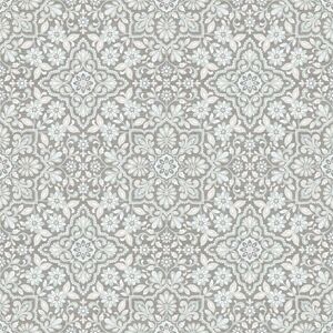 Fh37544 - Homestyle Geometric Floral Tiled Patterns Blue Grey Galerie Wallpaper Fh37544 - Homestyle Geometric Floral Tiled Patterns Blue Grey Galerie Wallpaper