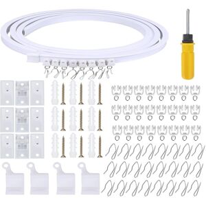 5 Metre Bendable Ceiling Curtain Rail, Flexible Ceiling Curtain Rail,7460 5 Metre Bendable Ceiling Curtain Rail, Flexible Ceiling Curtain Rail,7460