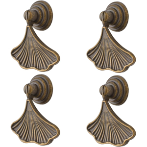 Does Not Apply Ginkgo Leaf Shape Knob Handles, 4 Pcs Drop Pendant Pull Handle, Hardware Drawer Does Not Apply Ginkgo Leaf Shape Knob Handles, 4 Pcs Drop Pendant Pull Handle, Hardware Drawer