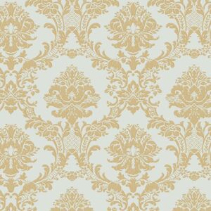 Silks Ci38218 - Damask Traditional Blue Wallpaper - Wallpaper Silks Ci38218 - Damask Traditional Blue Wallpaper - Wallpaper