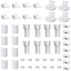 Does Not Apply Pleated Replacement Parts Clamp Support Pack Of 8 With 8 Plugs, No Drill Blind F Does Not Apply Pleated Replacement Parts Clamp Support Pack Of 8 With 8 Plugs, No Drill Blind F