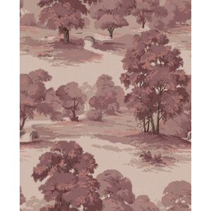 M1828_ashdown Scenic Woodland Vintage Plum Taupe Cream Fine Decor Wallpaper M1828_ashdown Scenic Woodland Vintage Plum Taupe Cream Fine Decor Wallpaper