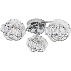 Does Not Apply Modern 3 Way Chrome & Clear Acrylic Jewel Intertwined Rings Design Flush Ceili Does Not Apply Modern 3 Way Chrome & Clear Acrylic Jewel Intertwined Rings Design Flush Ceili