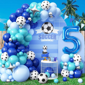 Does Not Apply Football 5th Birthday Decorations For Boys, Royal Blue Teal Light Blue Balloon G Does Not Apply Football 5th Birthday Decorations For Boys, Royal Blue Teal Light Blue Balloon G